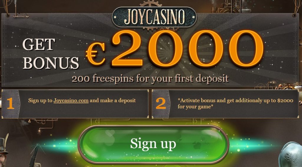 joycasino бездепозитный бонус