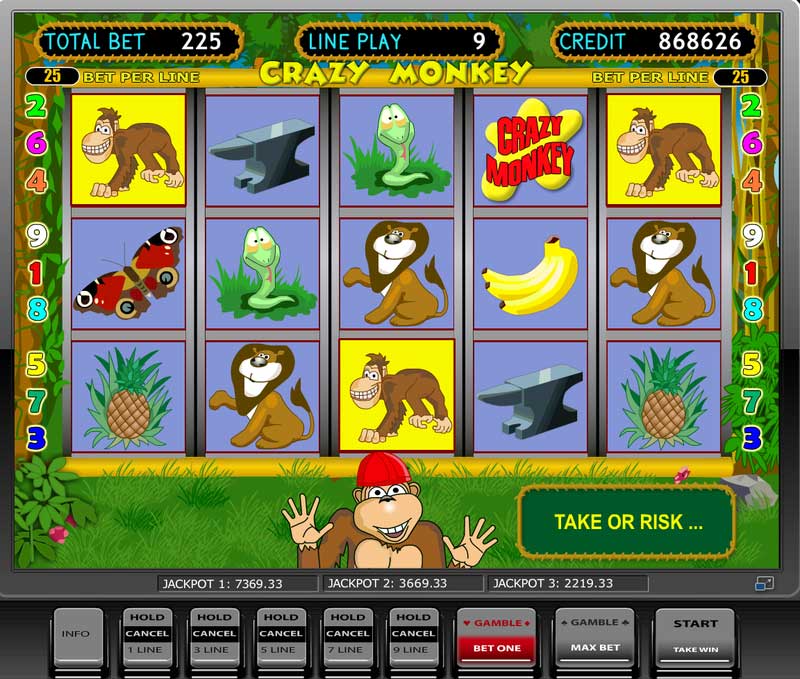 играть в игровой автомат обезьянка онлайн