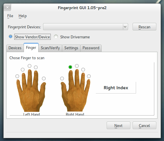 Fingerprint GUI