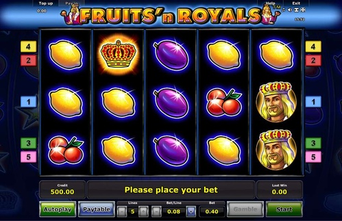 игровые автоматы fruits and royals