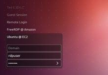 удаленное подключение в Ubuntu 12.10
