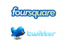 Twitter и Foursquare