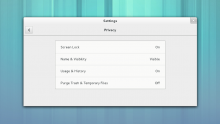 Новые настройки приватности GNOME 3.8