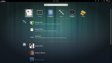 Улучшенный экран поиска GNOME 3.8