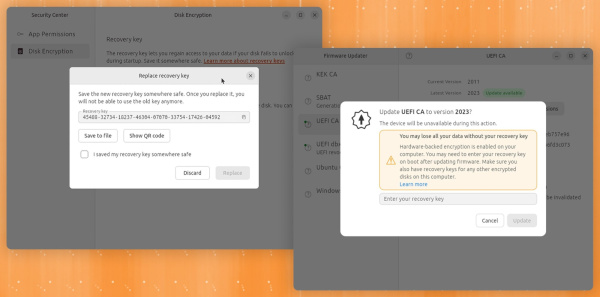 интеграция TPM в Security Center и Firmware Updater