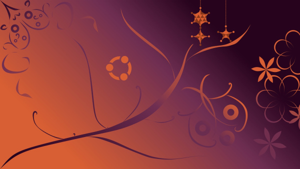 стандартные обои Ubuntu 25.10
