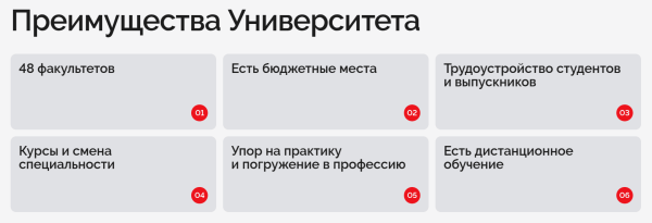 преимущества университета