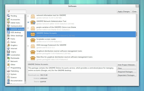Software (gnome-packagekit)