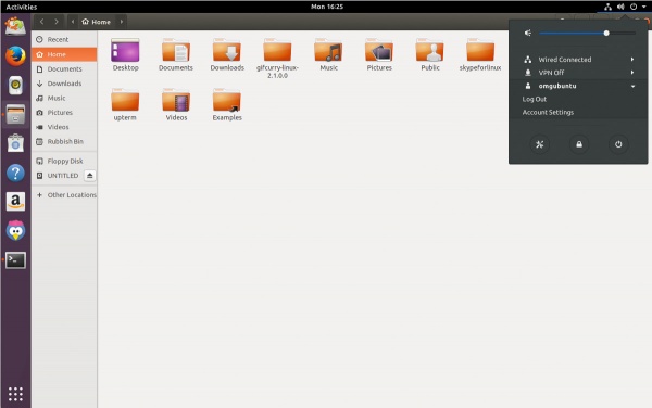 GNOME Shell в Ubuntu 17.10