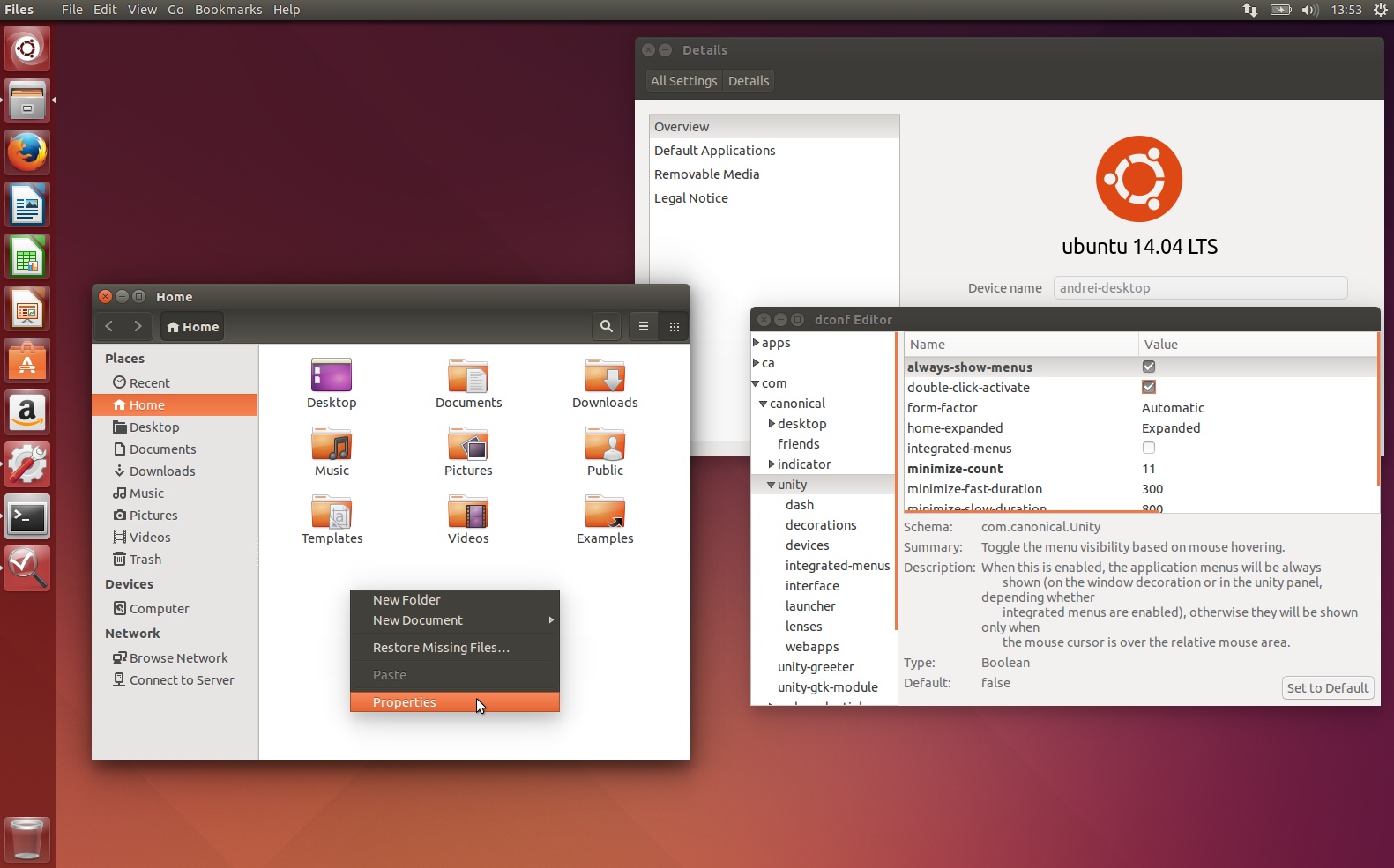 Установить главное меню. ОС линукс убунту. Главное меню Linux. Меню убунту. Ubuntu меню.